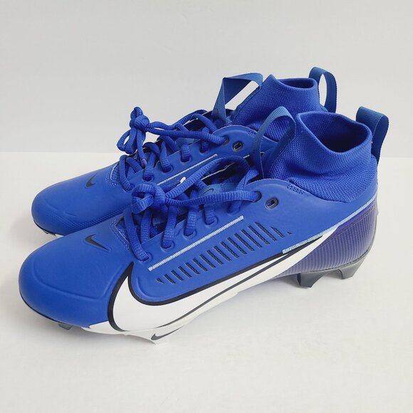 NEW Nike Vapor Edge Pro 360 2 Football Cleats DA5456-414 Size 8.5 Blue - Picture 1 of 9